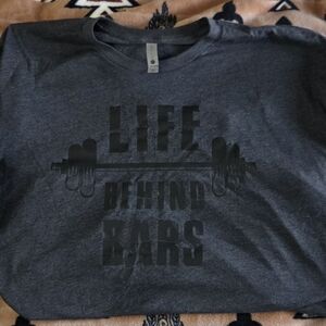 Next Level Apparel Charcoal Graphic Tee